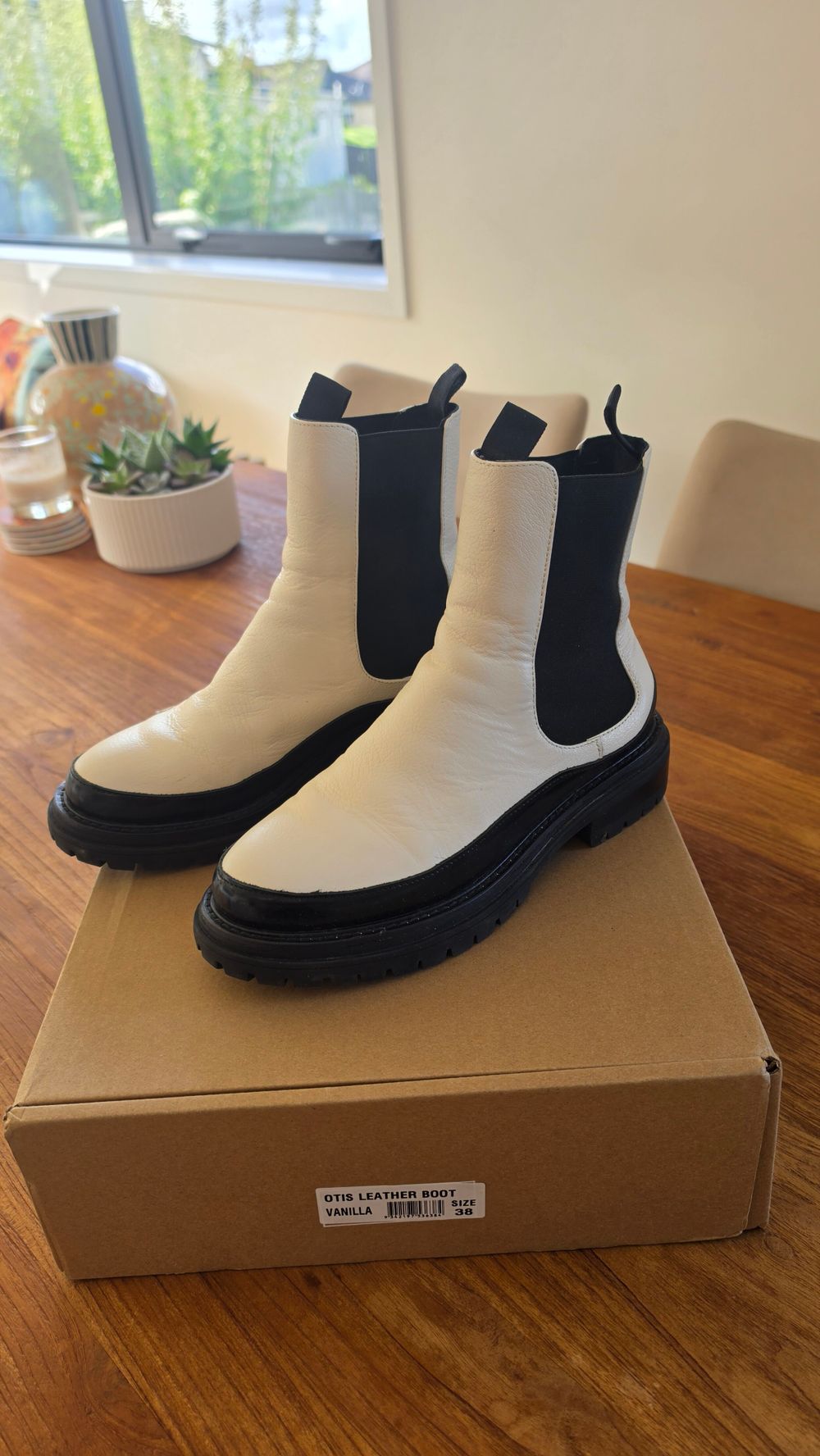Otis Leather Boot Vanilla