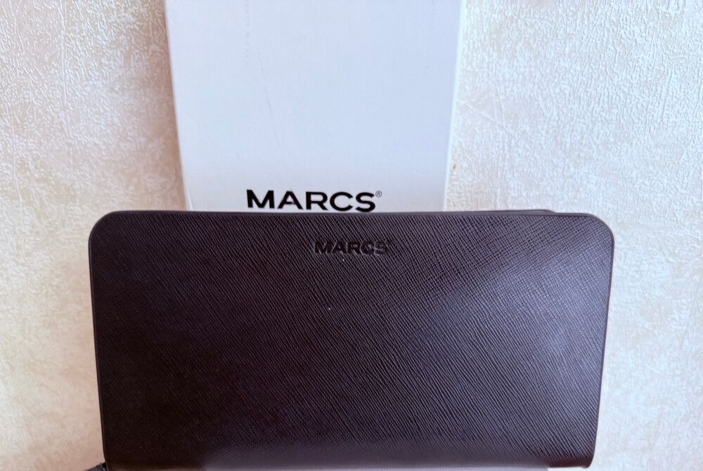 Marcs Black Long Zip around Wallet