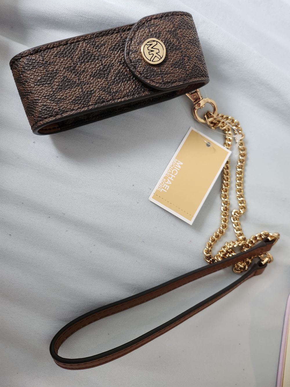 Michael Kors Brown Lipstick Holder