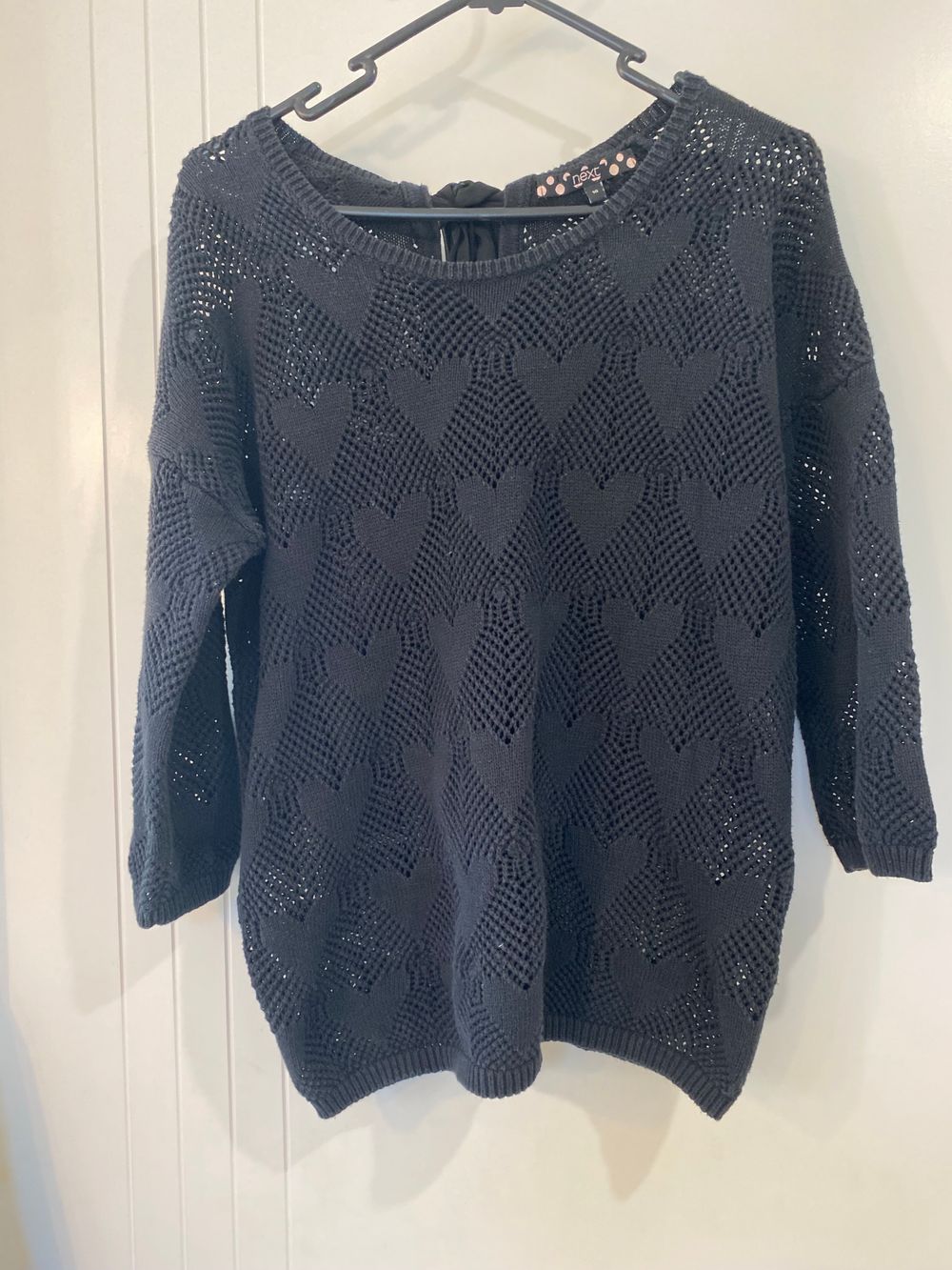 Next heart open crochet top