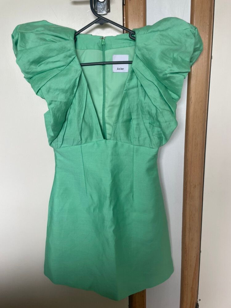 Acler - Acler Green Mini Dress on Designer Wardrobe