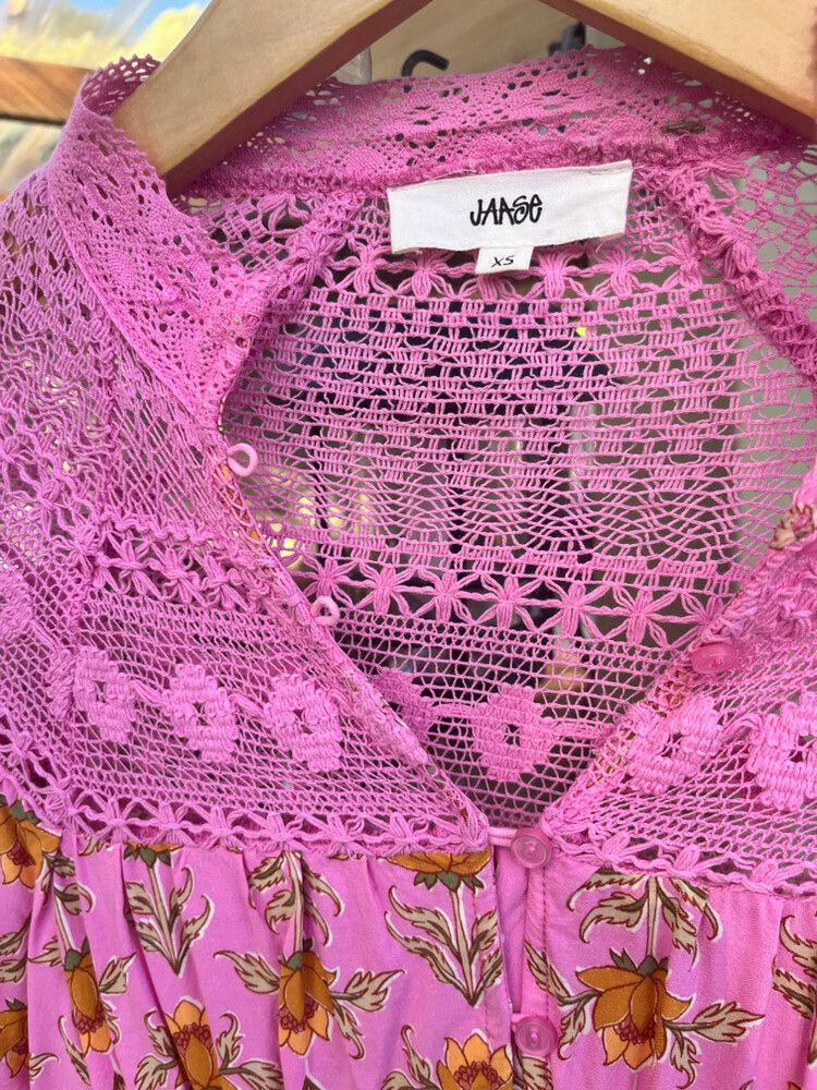 Jango Pink Floral Dress