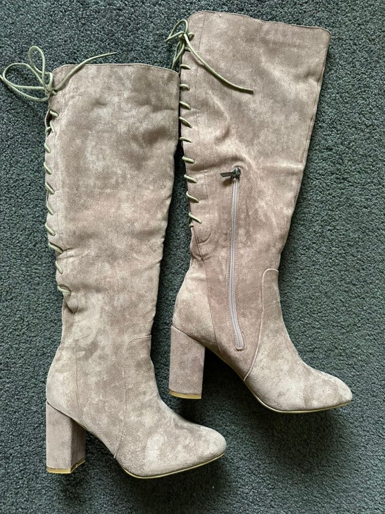 Above Knee Suede Boots