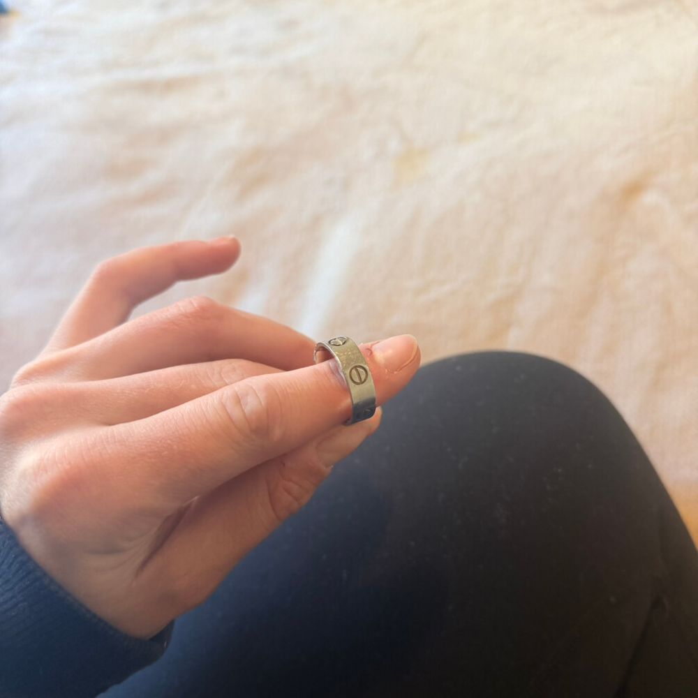 stainless steel Cartier ring dupe