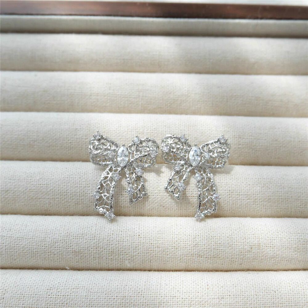 Butterfly Bow Hollow-Out Earrings