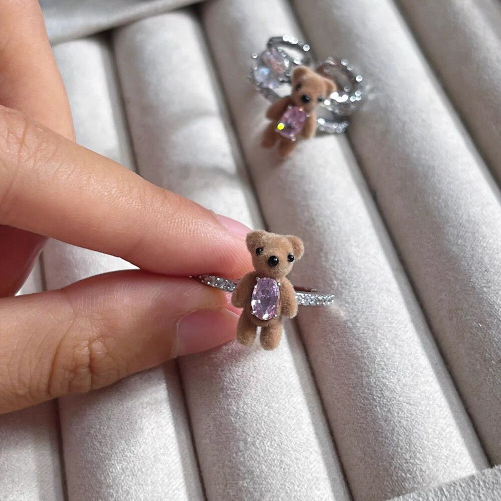 Fluffy Bear Ring