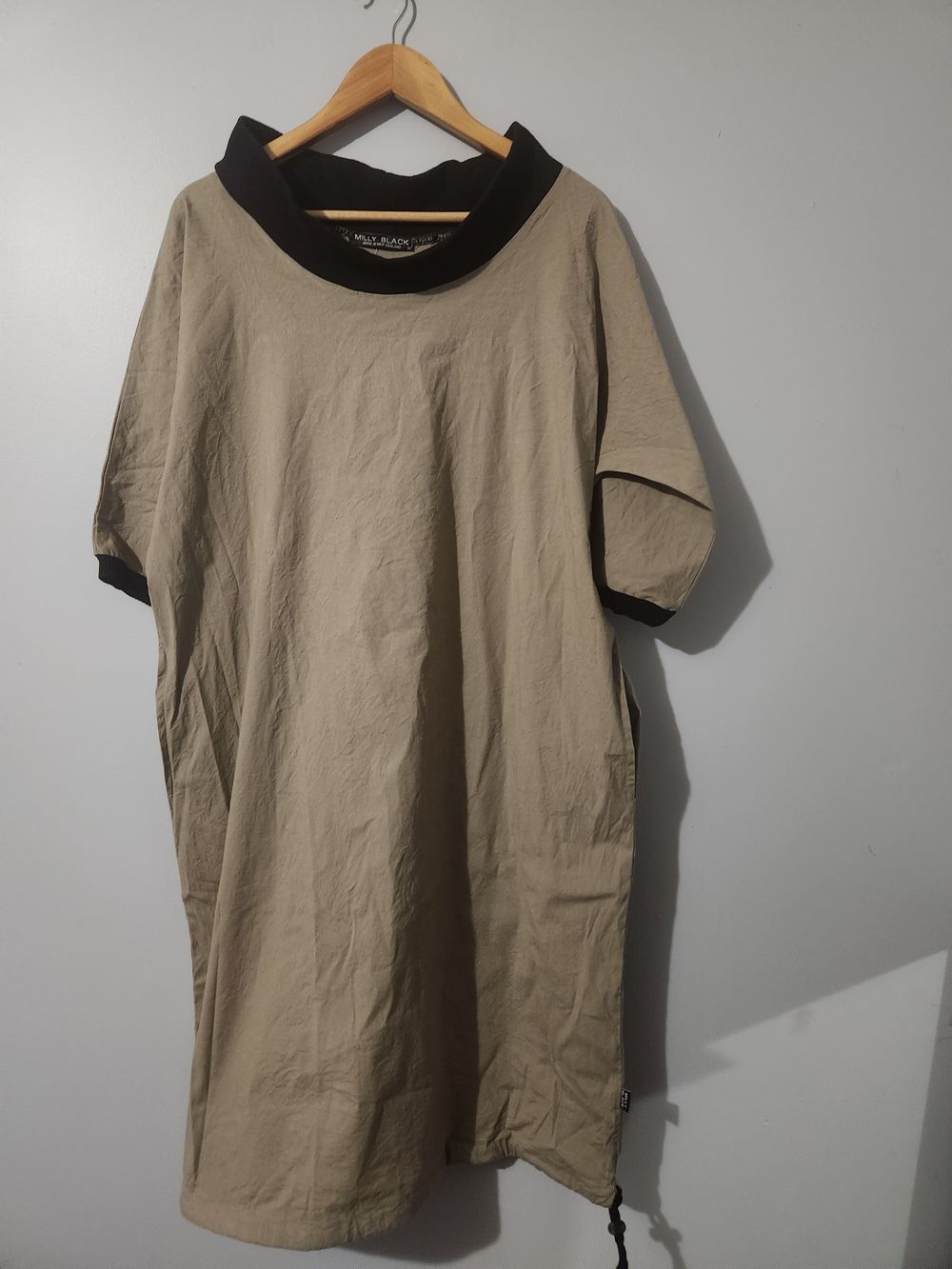 Milly Black Smock Dress