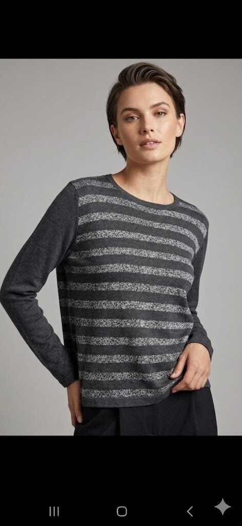 Gitane Black Striped Jumper - Sz L