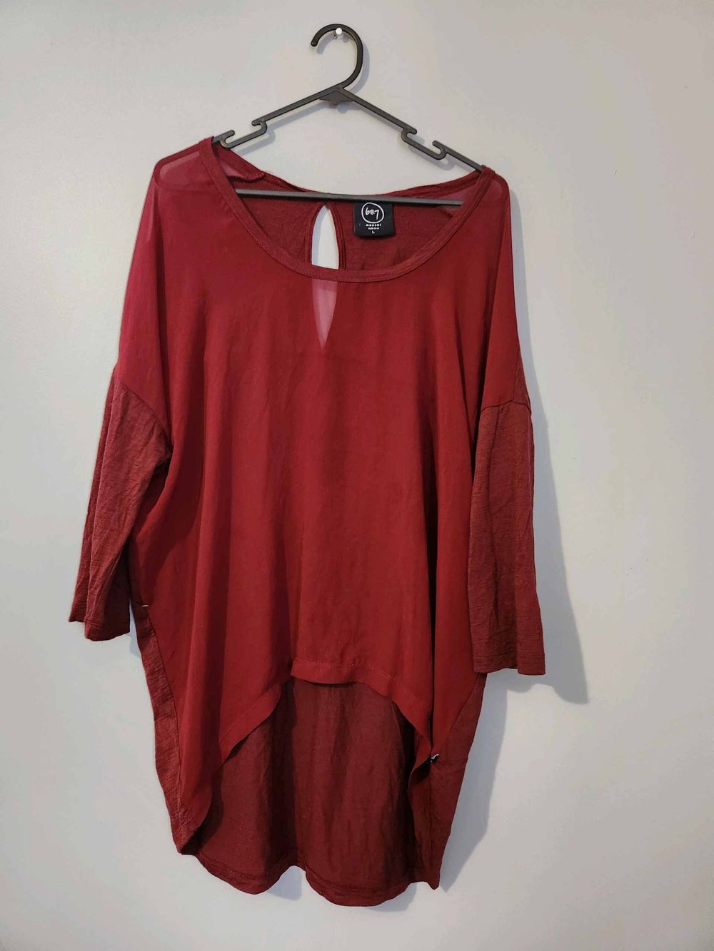 Moochi Red Merino Top