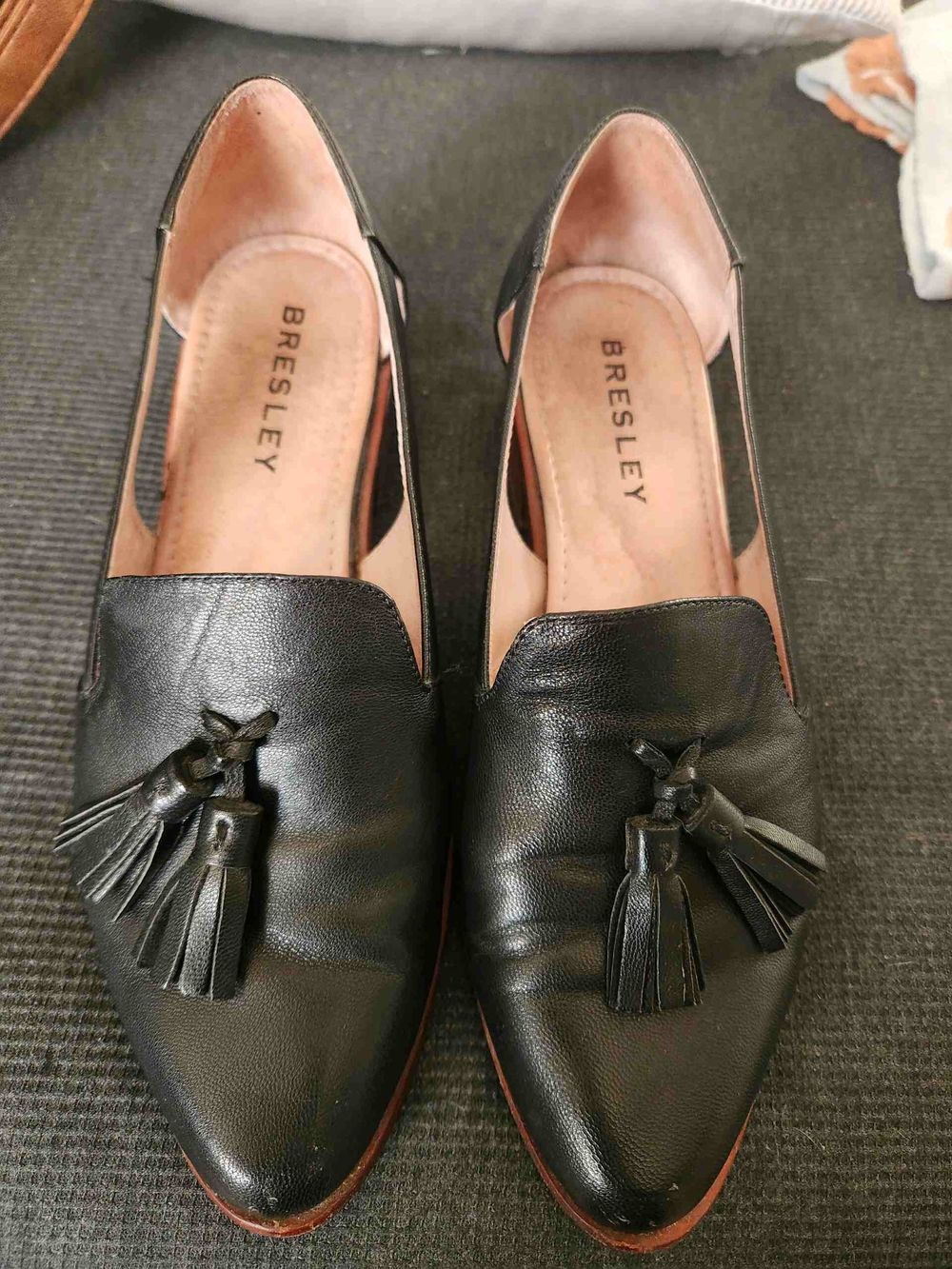 Bresley Black Tassel Loafers