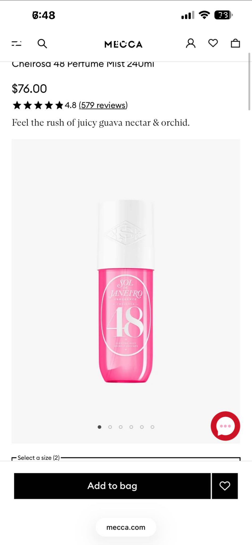 Sol De Janeiro Cheirosa 48 Perfume Mist
