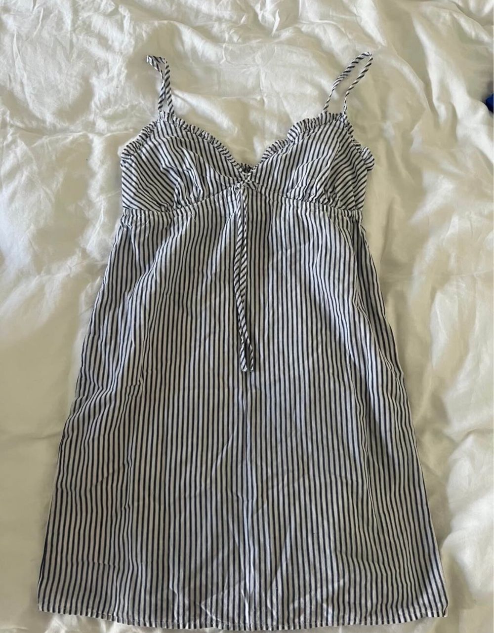 COTTON ON Blue And White Striped Dress