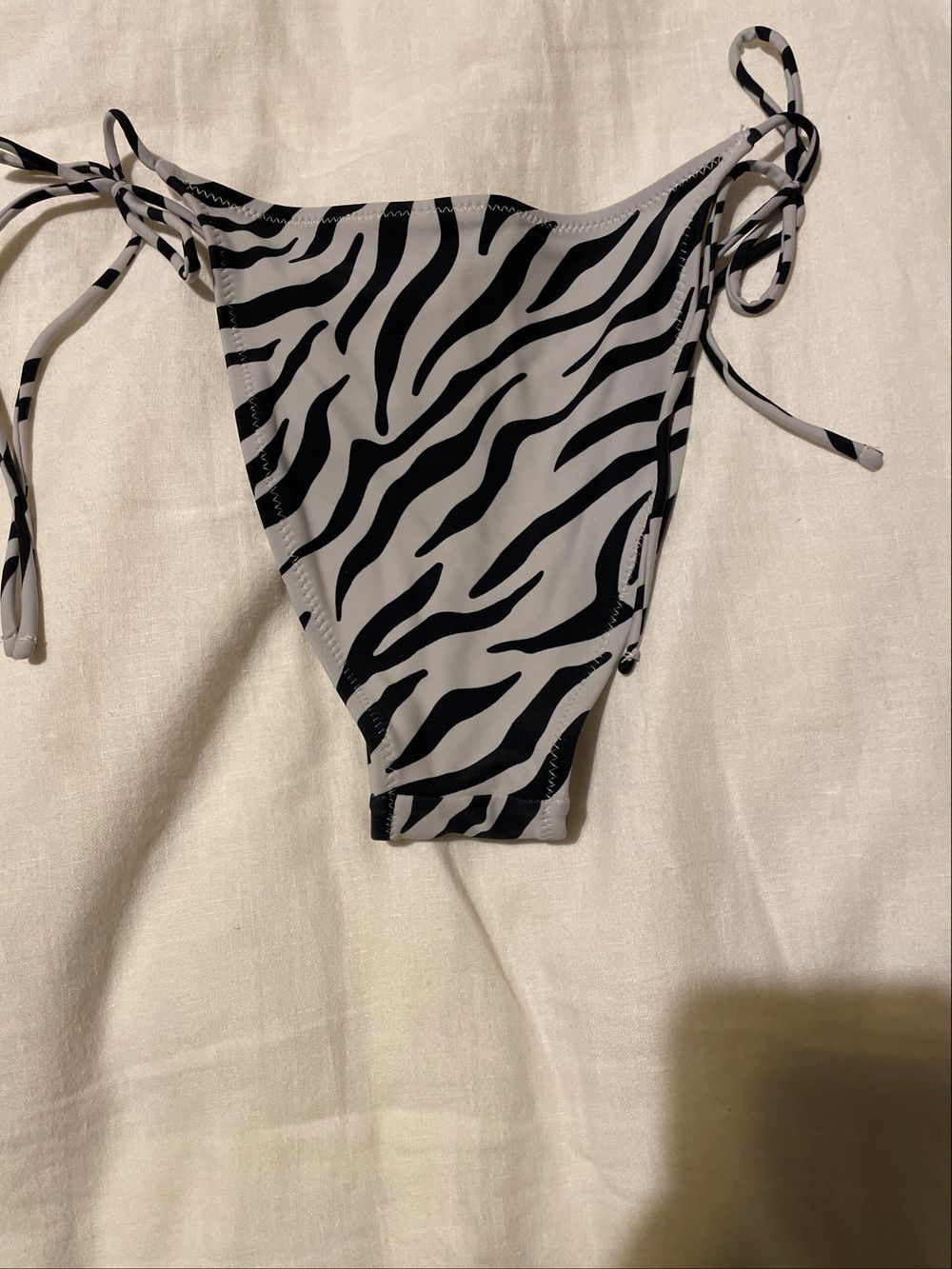 Glassons Zebra Print Tie Bikini Bottoms