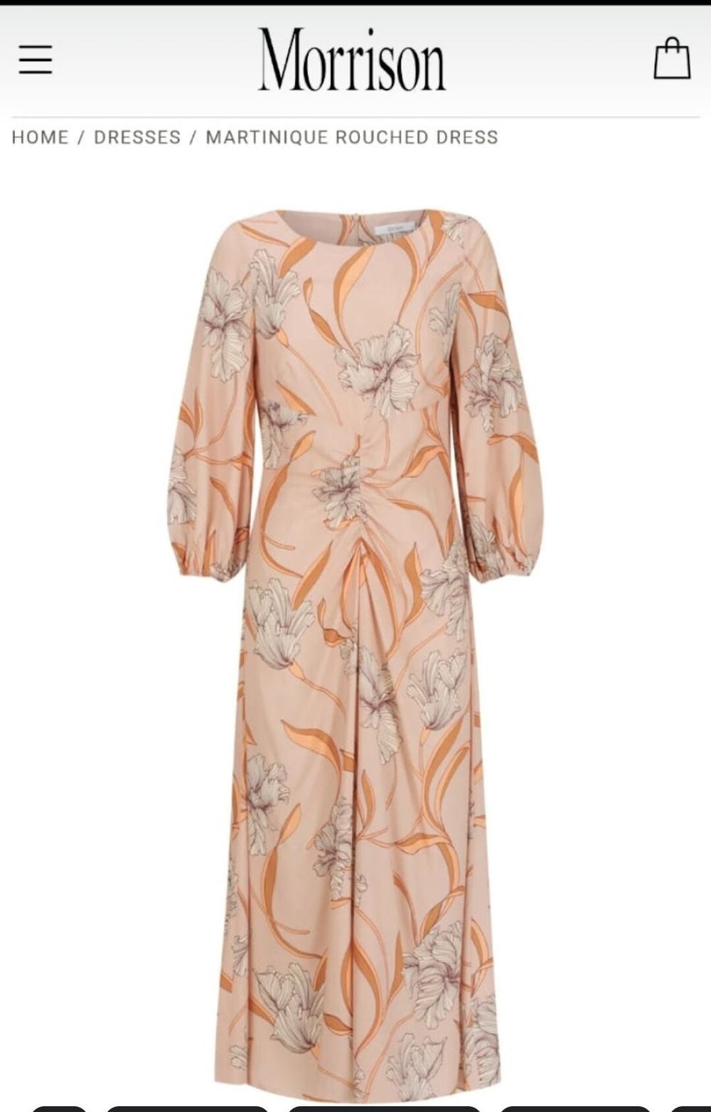 Martinique Rouched Dress