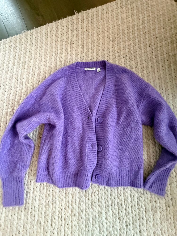 country road woollen cardigan large