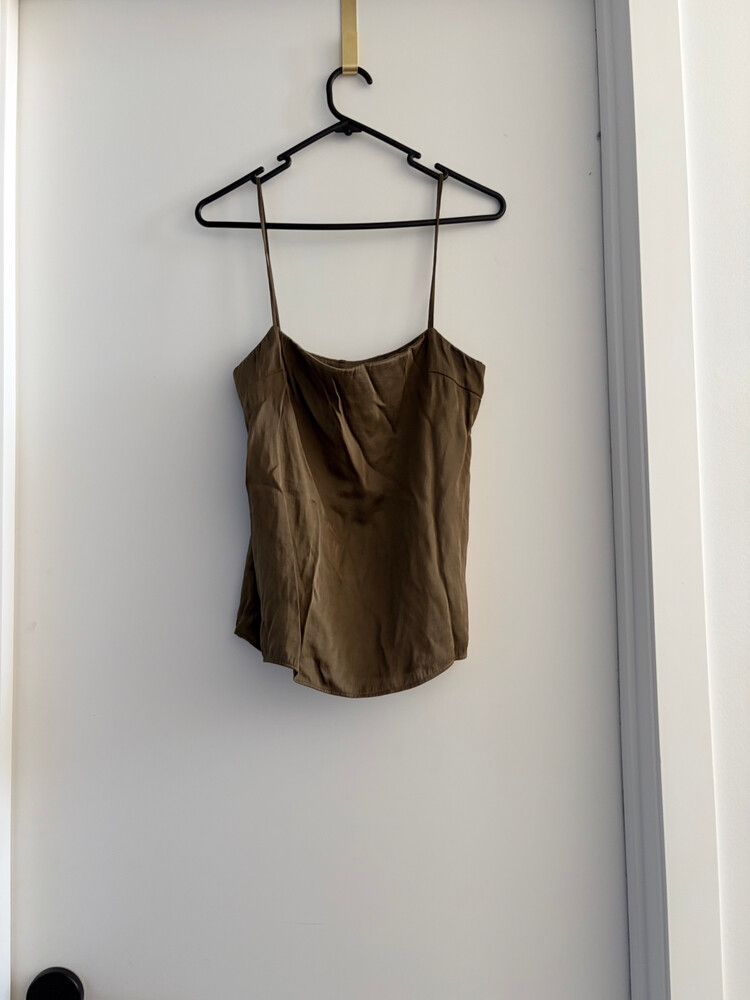 Green Satin Camisole Top 36