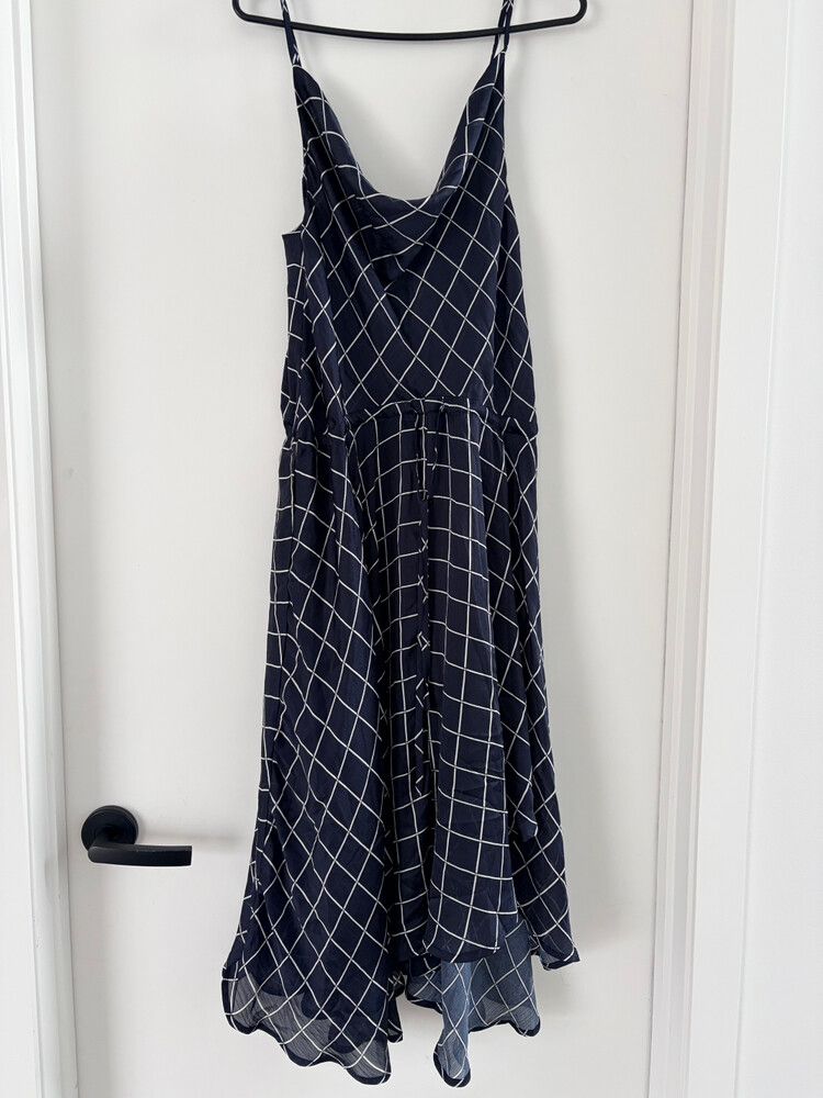 princess polly navy dress | Dresses | Princess Polly 100% polyester South Of France Maxi Dress