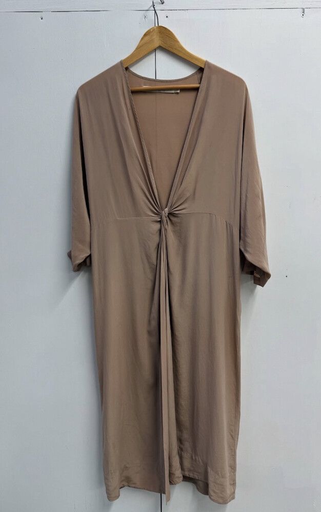 Penny Sage Silk Dress