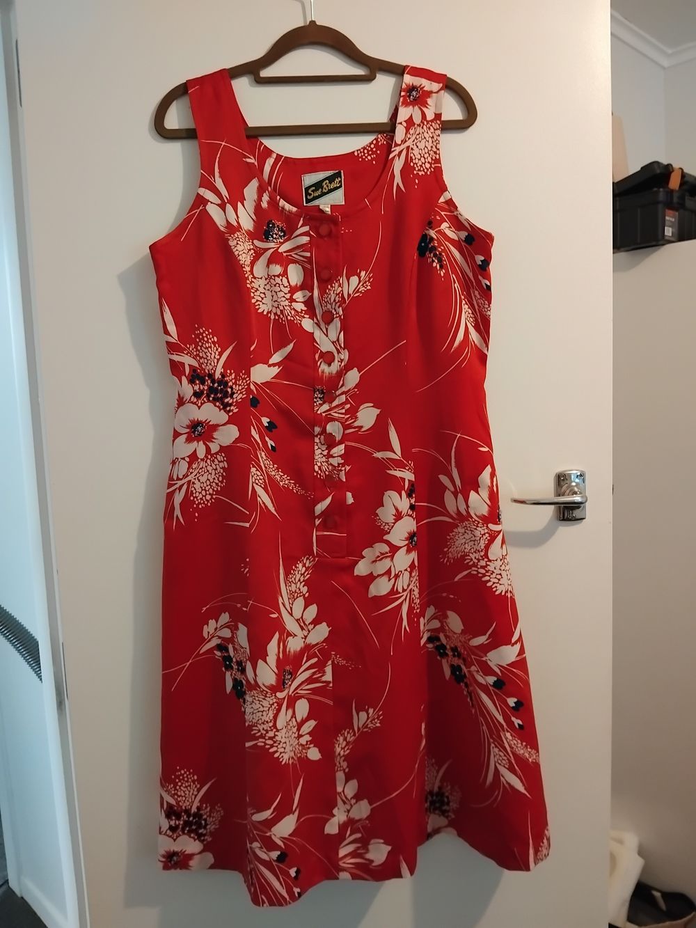 Sue Brett Red Floral Dress