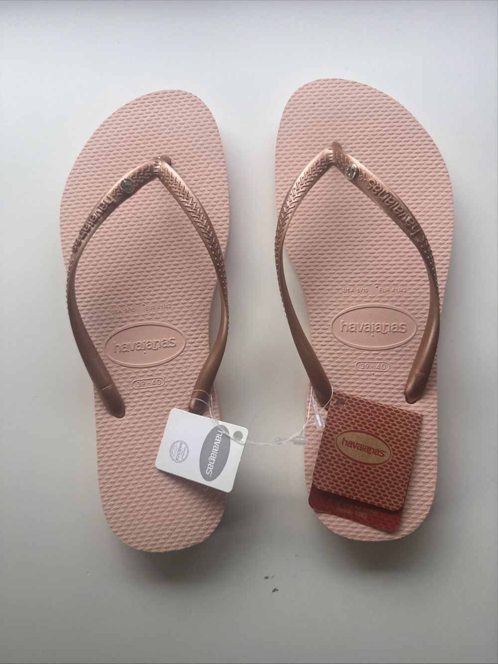 Havaianas Pink Slim Ballet Rose Flip Flops