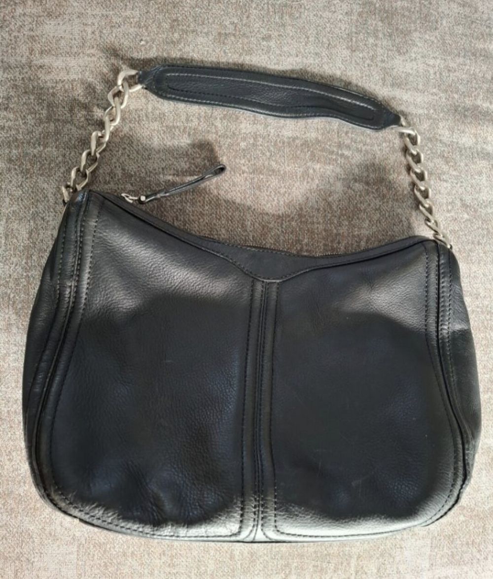 Oroton y2k Black Leather Handbag