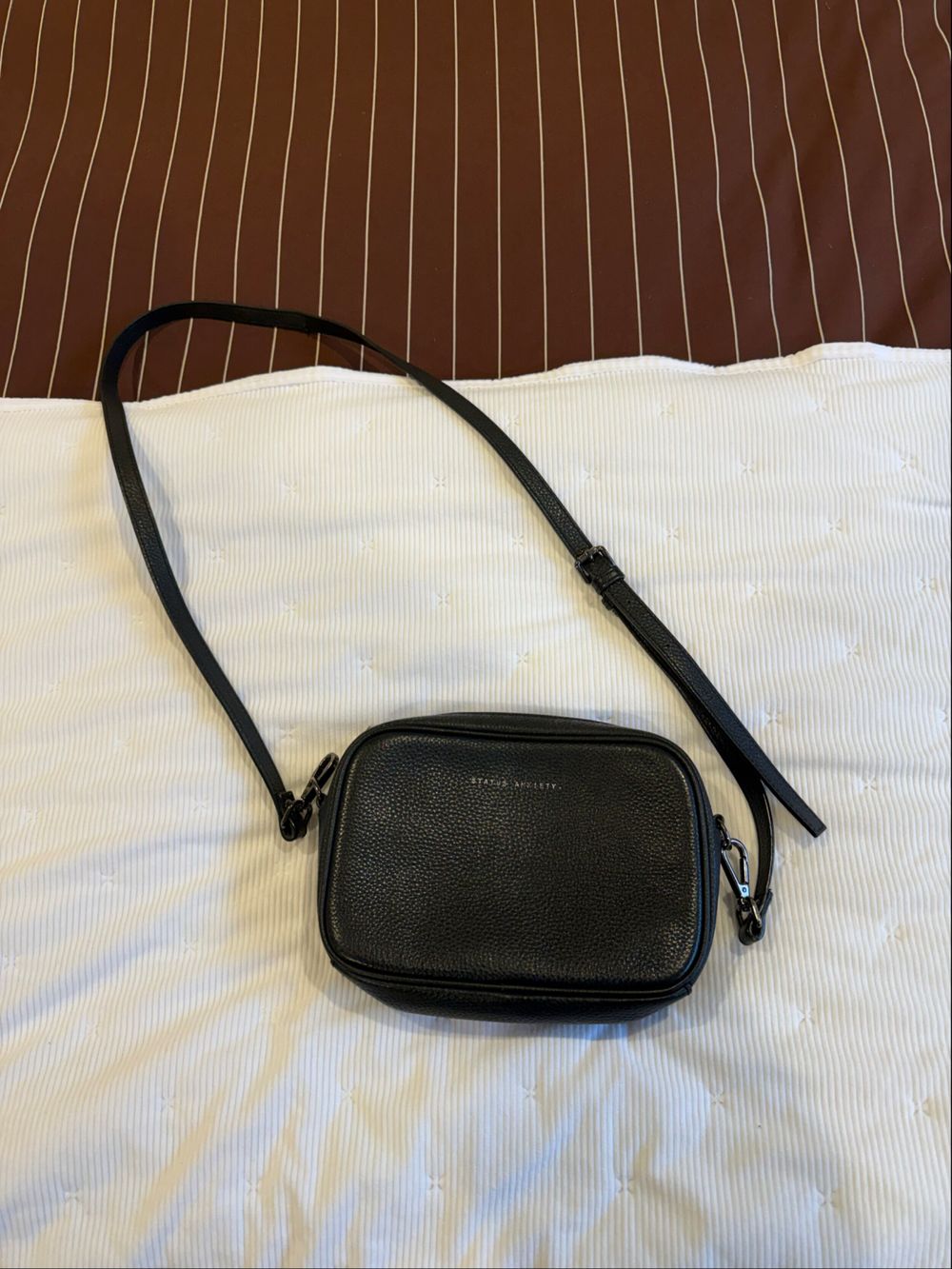 Status Anxiety Black Crossbody Bag