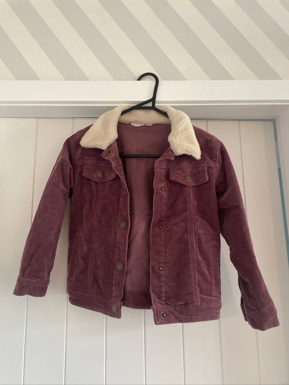 Jamie Kay Burgundy Corduroy Jacket