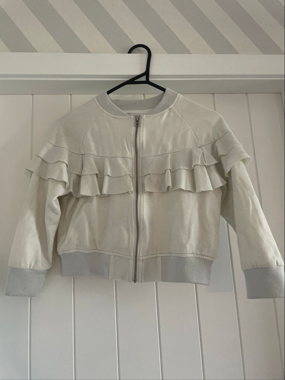Witchery White Ruffle Jacket