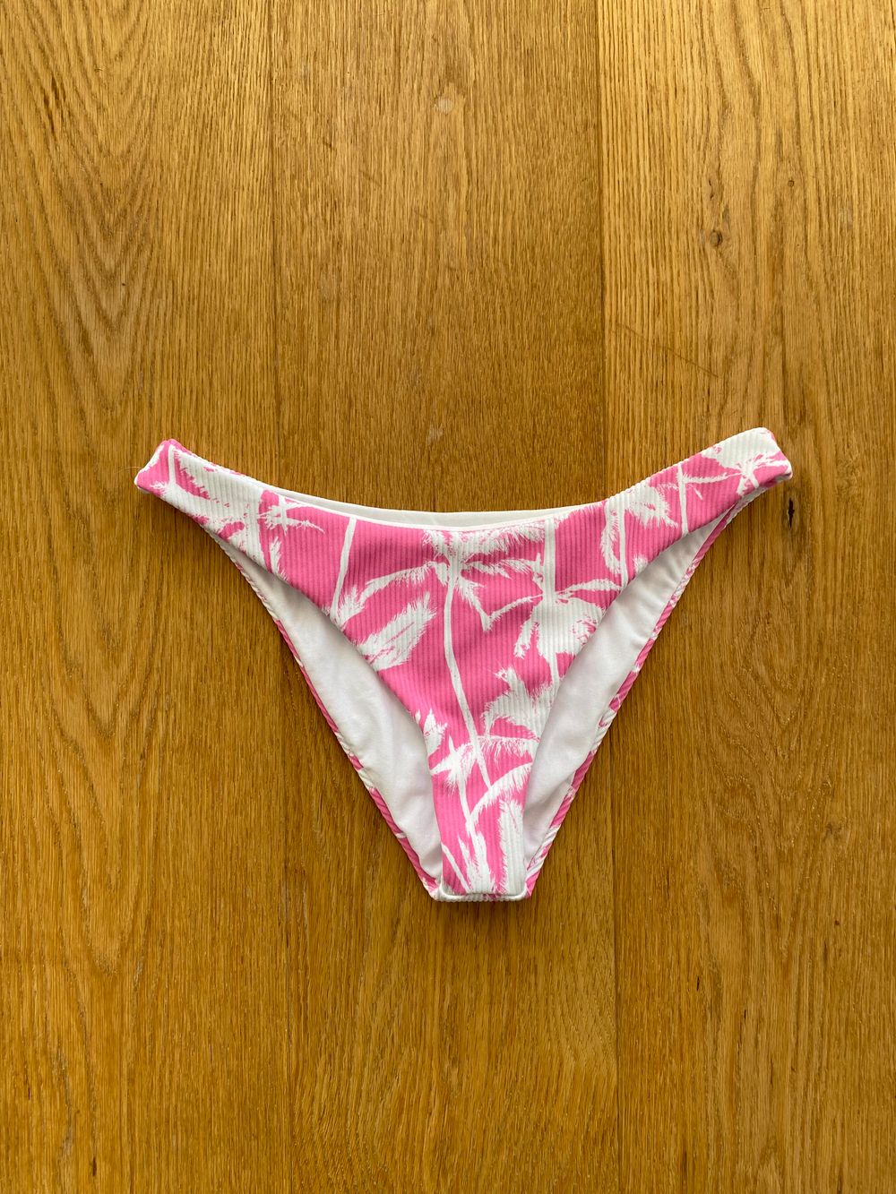 Billabong Pink Palm Tree Bikini Bottoms