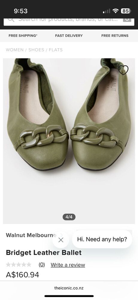 Leather Ballet Flats