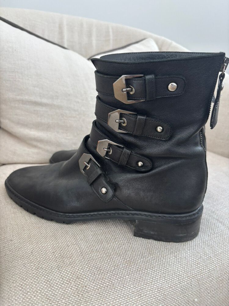 Stuart Weitzman Biker Style Boots