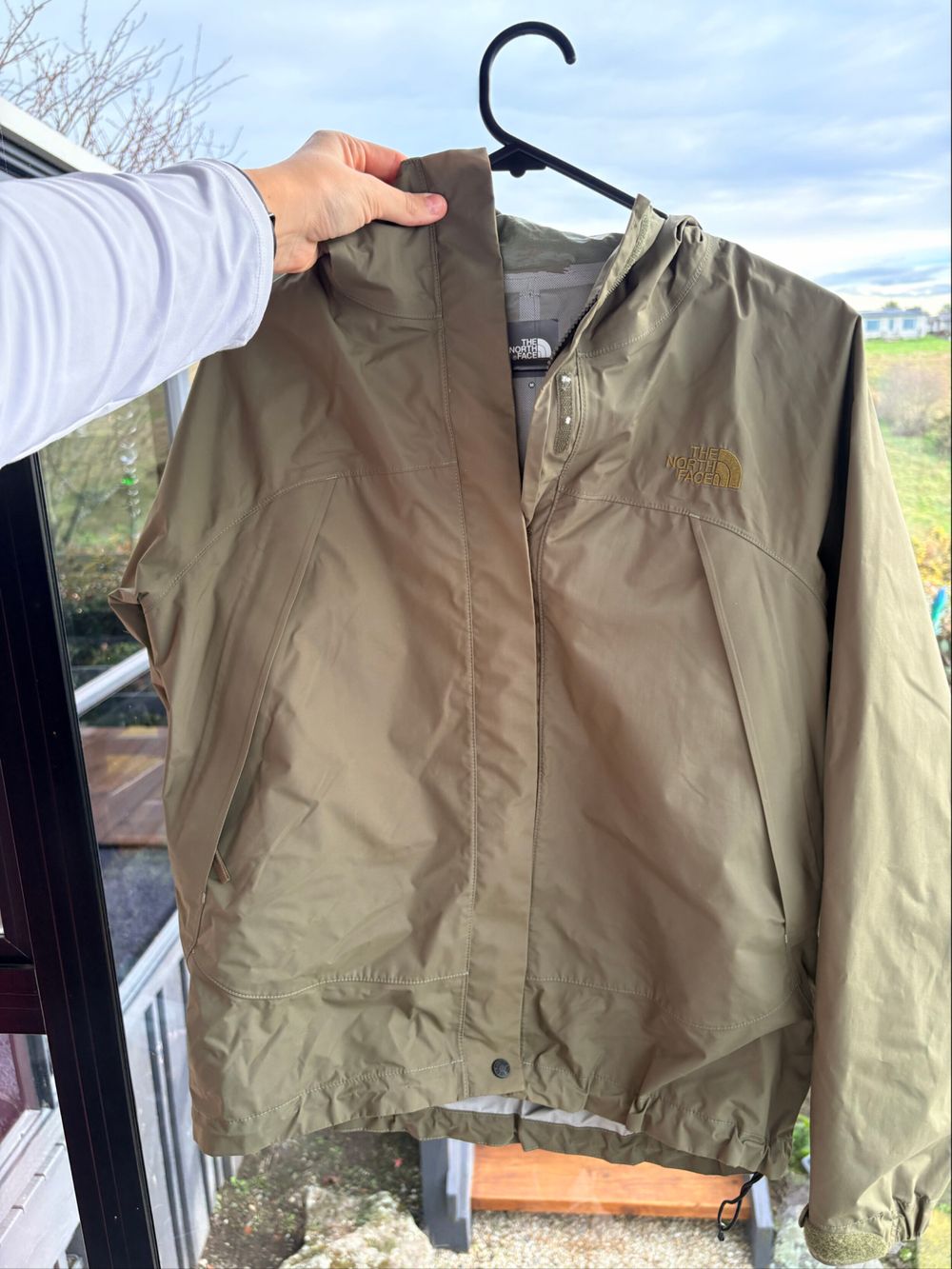 The North Face Khaki Hooded Jacket