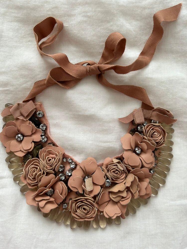 J.Crew Collection Floral Bib Necklace