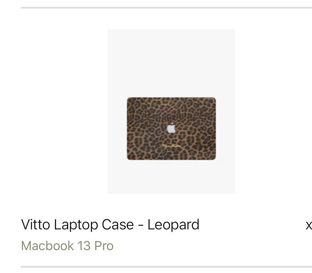 Vitto Leopard laptop case for MacBook 13 Pro