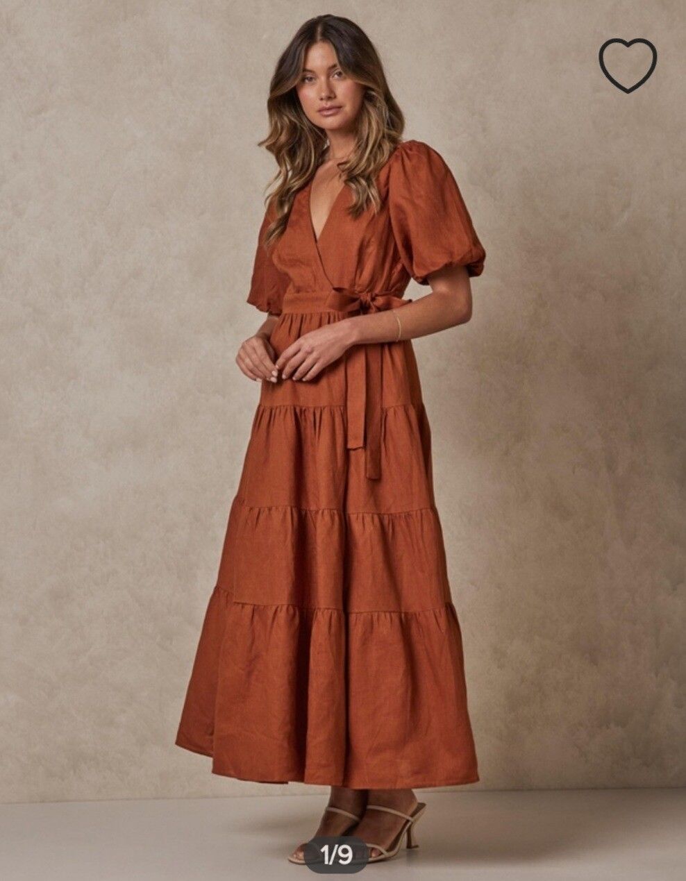 knee length dresses for ladies Maternity Linen Midi Dress – BAE The Label Australia main image 1