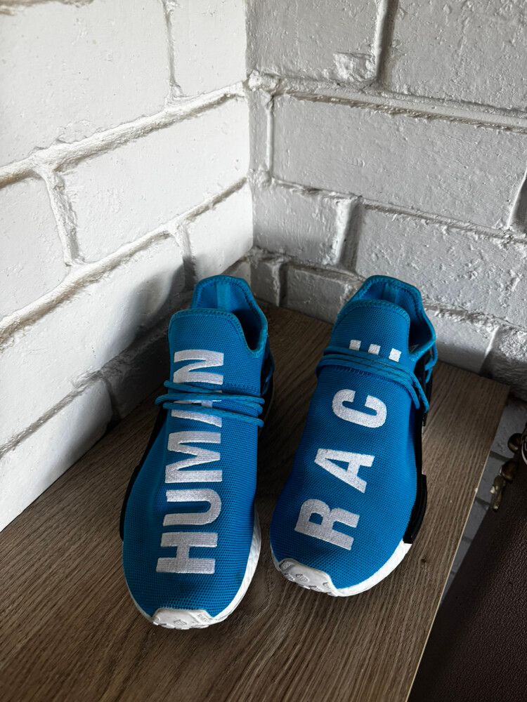 ADIDAS x Pharrell Williams Human Race NMD Blue Sneakers | size 8