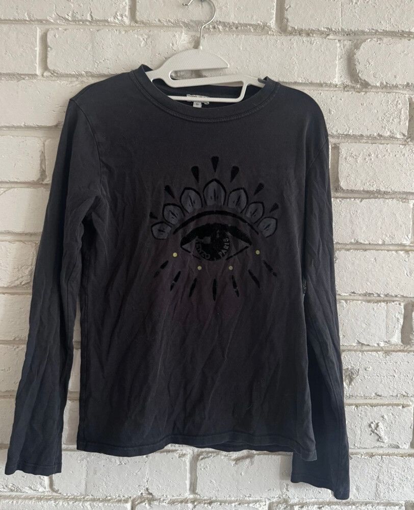 Kenzo Kids Black Long Sleeve Top