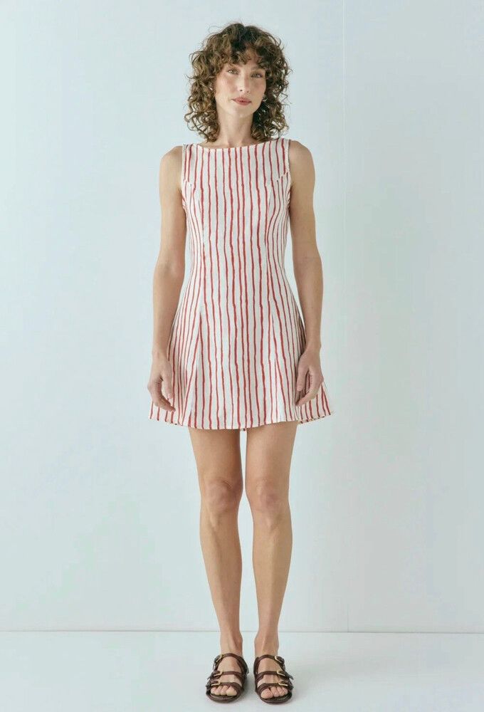 Verge Girl Linen Dress | size 16