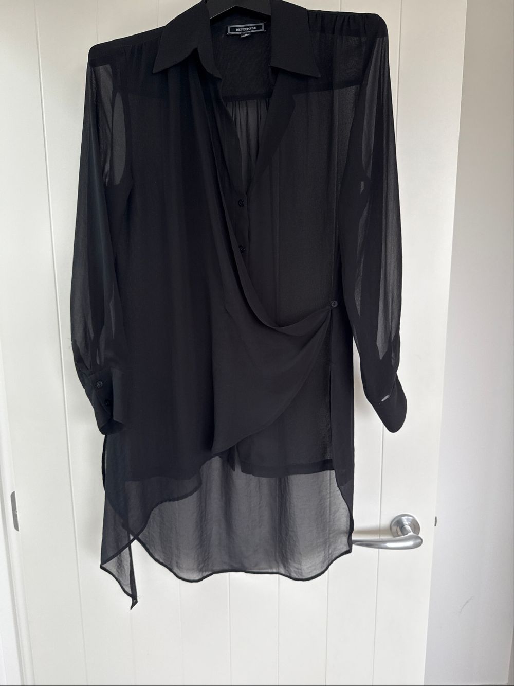 Repertoire Black Long Sleeve Shirt