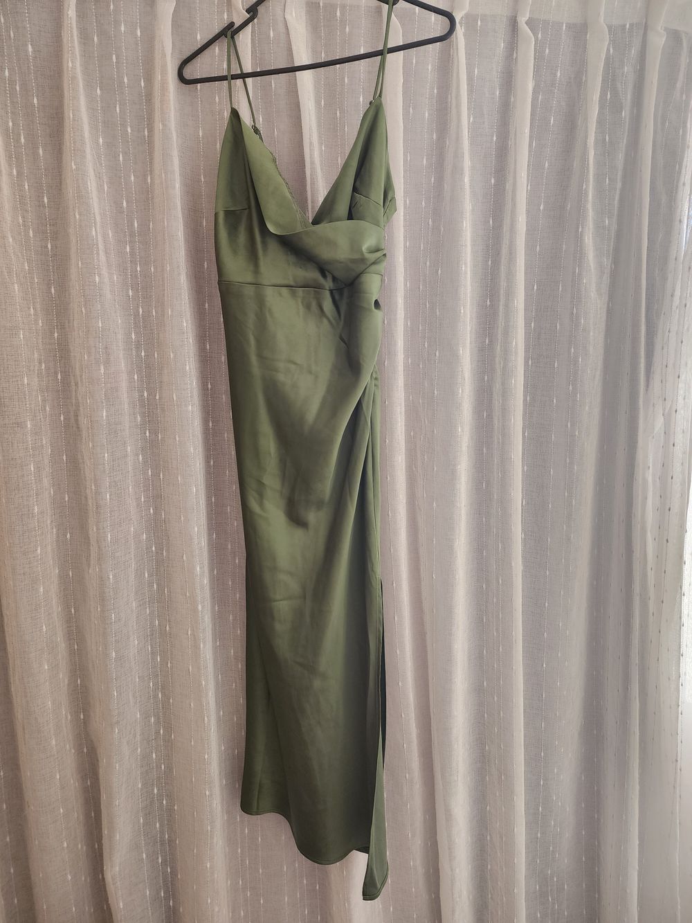 knee length dresses for ladies Baltic Born Womens Annalisa Midi Dress | Olive main image 0