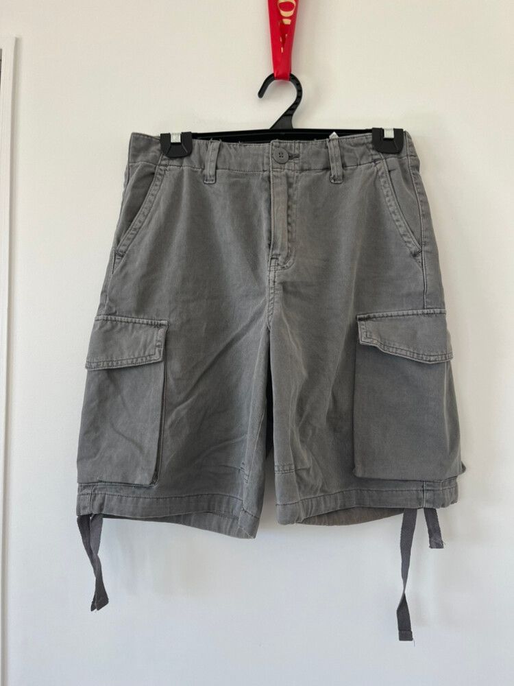 Grey Cargo Shorts