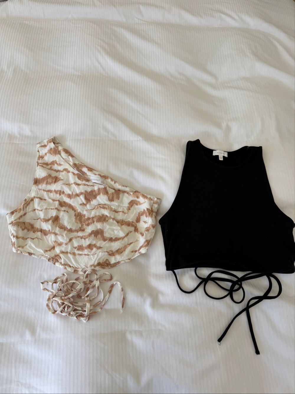 Two KOOKAI tops -size 40 (2) NZ 12-14