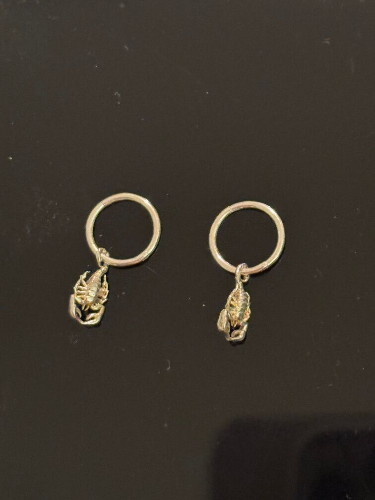 scorpion stolen girlfriend club earrings