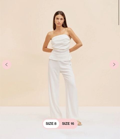 Ruby - white pants - petite