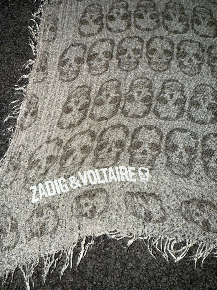 Zadig & Voltaire Delta Skulls Scarf