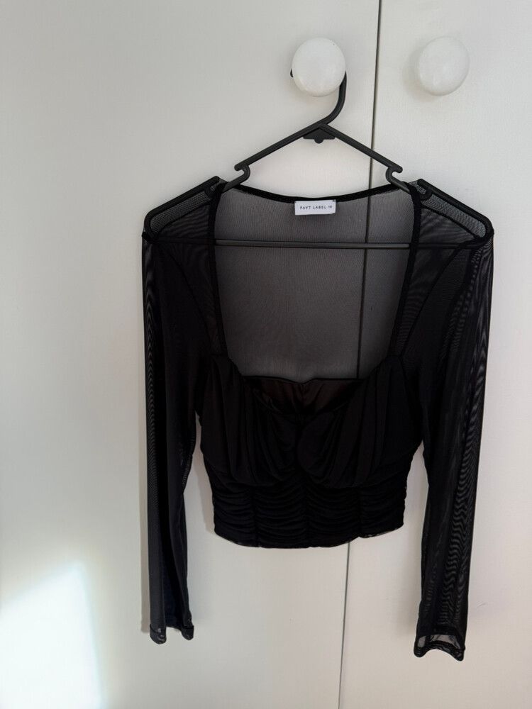 Mesh Long sleeve Top
