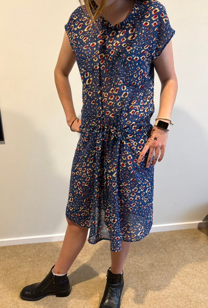 Sills Blue shift Dress
