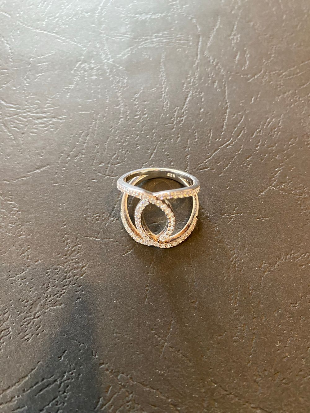 Silver Crystal Ring