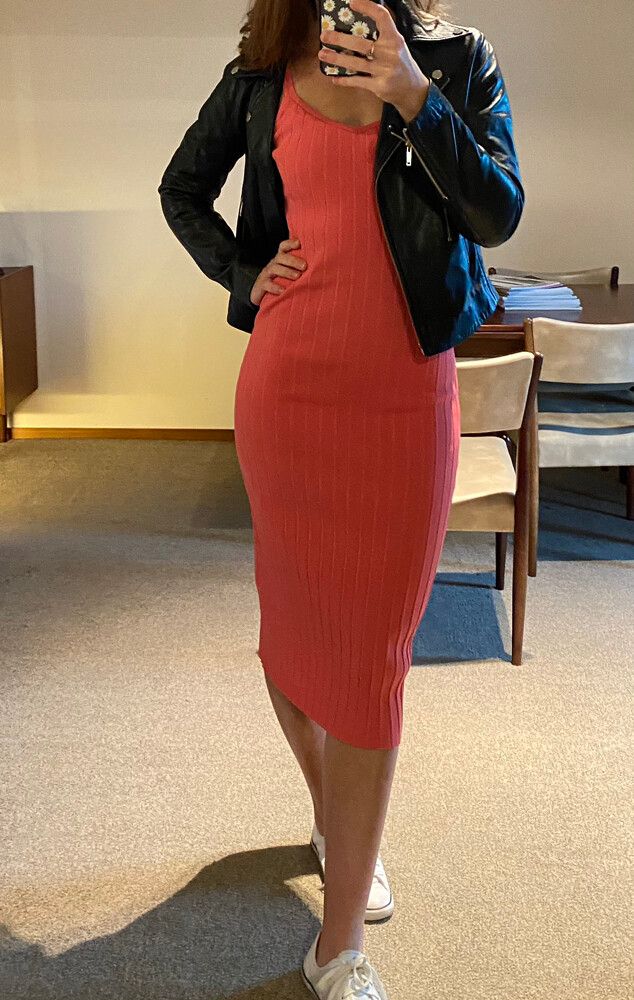 Kookai - Kookai Pink Midi Dress on Designer Wardrobe