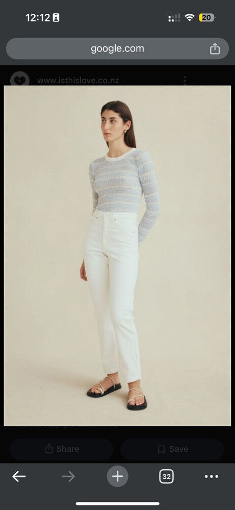 Marle White Jeans